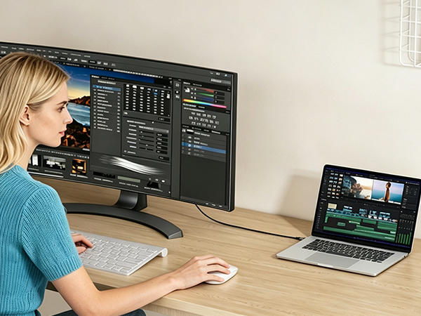 usb c to usb c 3.2 data video monitor cable A+9
