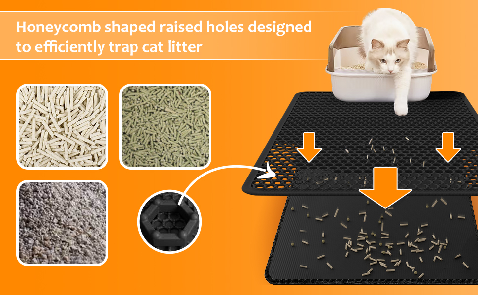 cat litter mat