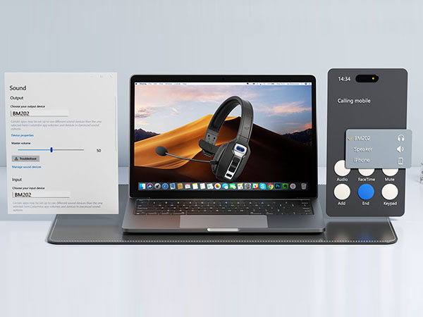 How to pair the trucker headset