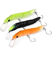KINGDOM 3PCS Topwater Fishing Lures for Bass Whopper Popper Fishing Lure for Bass Catfish Pike Pe...