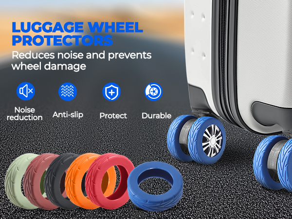 effectively protect your luggage wheels