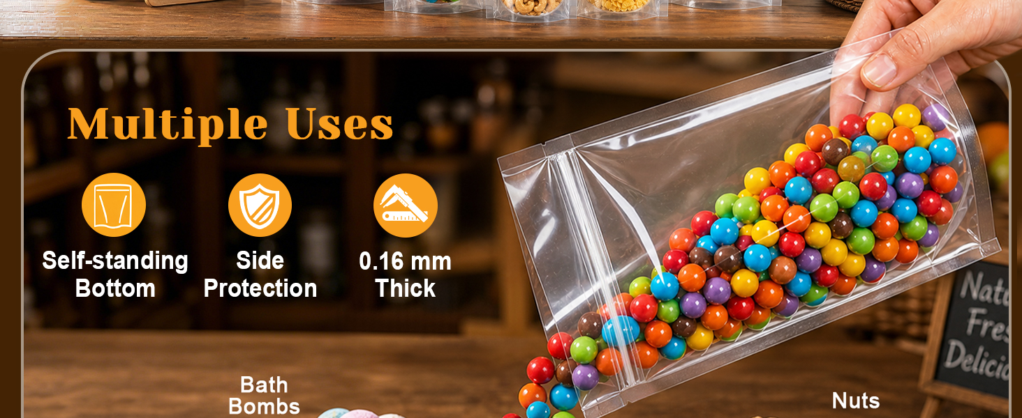 Clear Stand up Bags