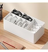Yocice Charger Cable Cord Storage Organizer Easy storage without ties charger cable organizer Cab...