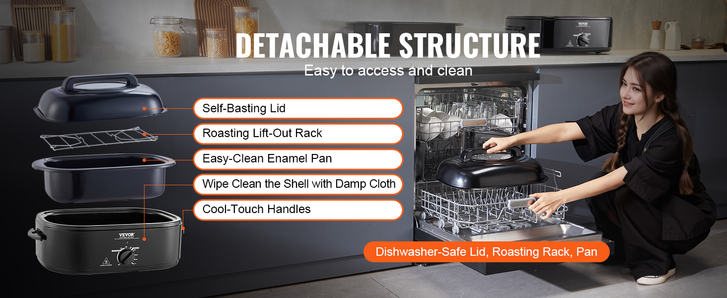 electric roaster oven with viewing lid