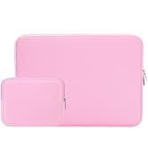 RAINYEAR 14 Inch Laptop Sleeve Case Protective Soft Padded Zipper Cover Carrying Computer Bag wit...