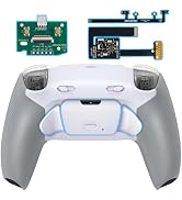eXtremeRate RISE Plus MAX Back Paddles Kit with Clicky Trigger Stops & Rubberized Grip for PS5 Co...