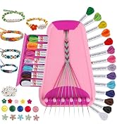 Arts and Crafts for Kids Ages 8-12,Friendship Bracelet Making Kit for Girl,Kids Jewelry Making Ki...