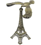 Toddmomy Eiffel Tower Balance Bird Statue, Retro Eagle Alloy Balancing Toy for Home Decor, Tablet...