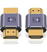 Poyiccot HDMI Male to Male Adapter 8K, 48Gbps HDMI 2.1 Adapter, HDMI to HDMI Adapter UHD HDMI 2.1...
