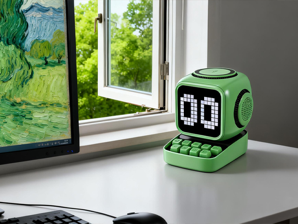 green bluetooth speaker