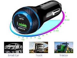 For any 12V-24V Vehicles
