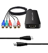 Dingsun Component to HDMI Converter Female YPbPr to HDMI Converter Support 720P/ 1080P for HD TV,...