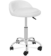 HomGarden Adjustable Hydraulic Rolling Swivel Stool for Massage Salon Office Facial Spa Medical T...