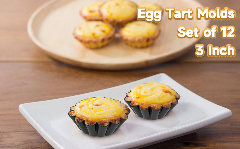 mini egg tart mold 3-inch pie pans small tart pans