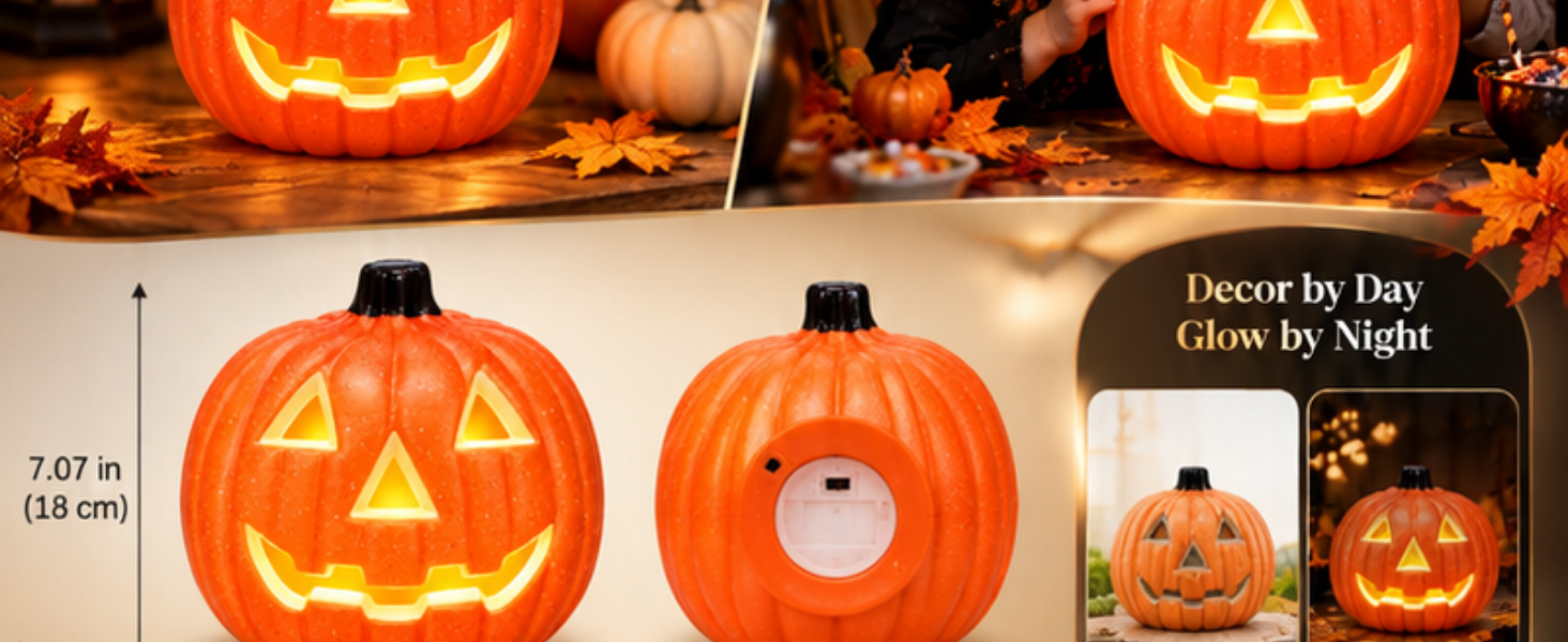 Jack O Lantern Halloween Pumpkin Decor