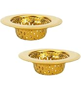 Snailhouse Bathroom Sink Strainers, 2 Pack 2.17 Inches Stainless Steel Small Mesh Utility Sink Dr...