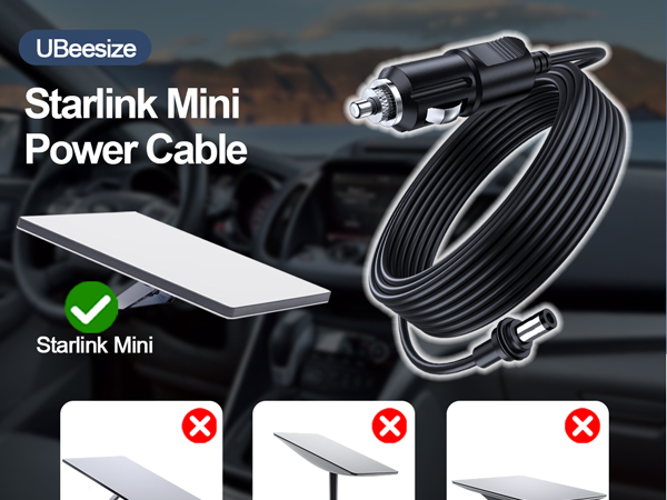 starlink mini car adapter