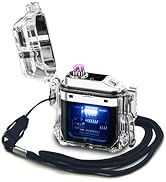 RSBYE Electric Lighter Transparent Cool Lighter Windproof Lighter Flameless Plasma Lighter Rechar...