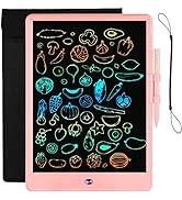 LCD Writing Tablet for Kids Doodle Board with Bag, Electronic Digital Colorful Screen Drawing Tab...