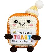OASSIE Congratulations Gifts for Women - Emotional Support Crochet Toast | Retirement Gift, New J...