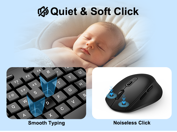 Quiet & Soft Click
