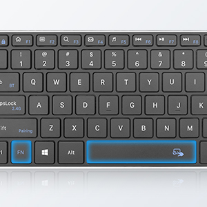 Rii K22S Keyboard with Fn+Space Key you can turn on /off the Touchpad