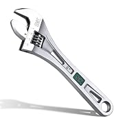 SK 6-Inch Adjustable Wrench, 3/4" Jaw Capacity, Cr-V Steel, SAE&Metric Scales