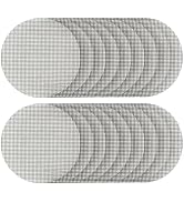 YONPOW 50 Pack Plant Pot Hole Mesh Pads,3.93-Inch Round Flower Pot Drainage Covers, Prevent Soil ...