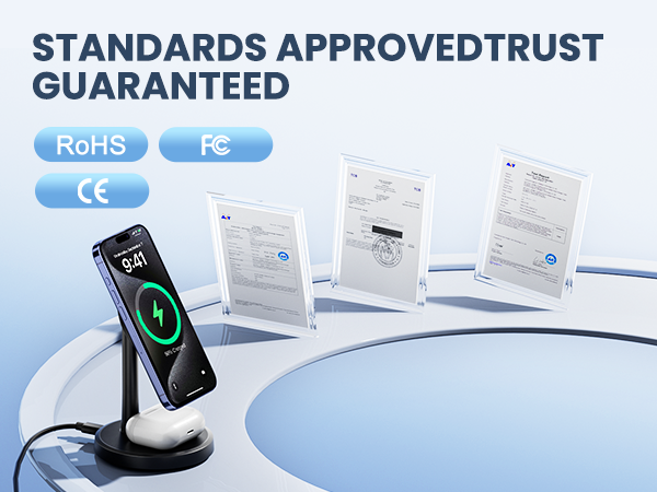 wireless charger iphone Stand 15W Fast Mag-Safe Charger for iPhone