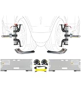 AUTOSOLO Onyx PRO Wheel Alignment Tool Kit 7-Piece, Turn Plates, Drive-On Ramps, 2 Clamps, 2 Camb...