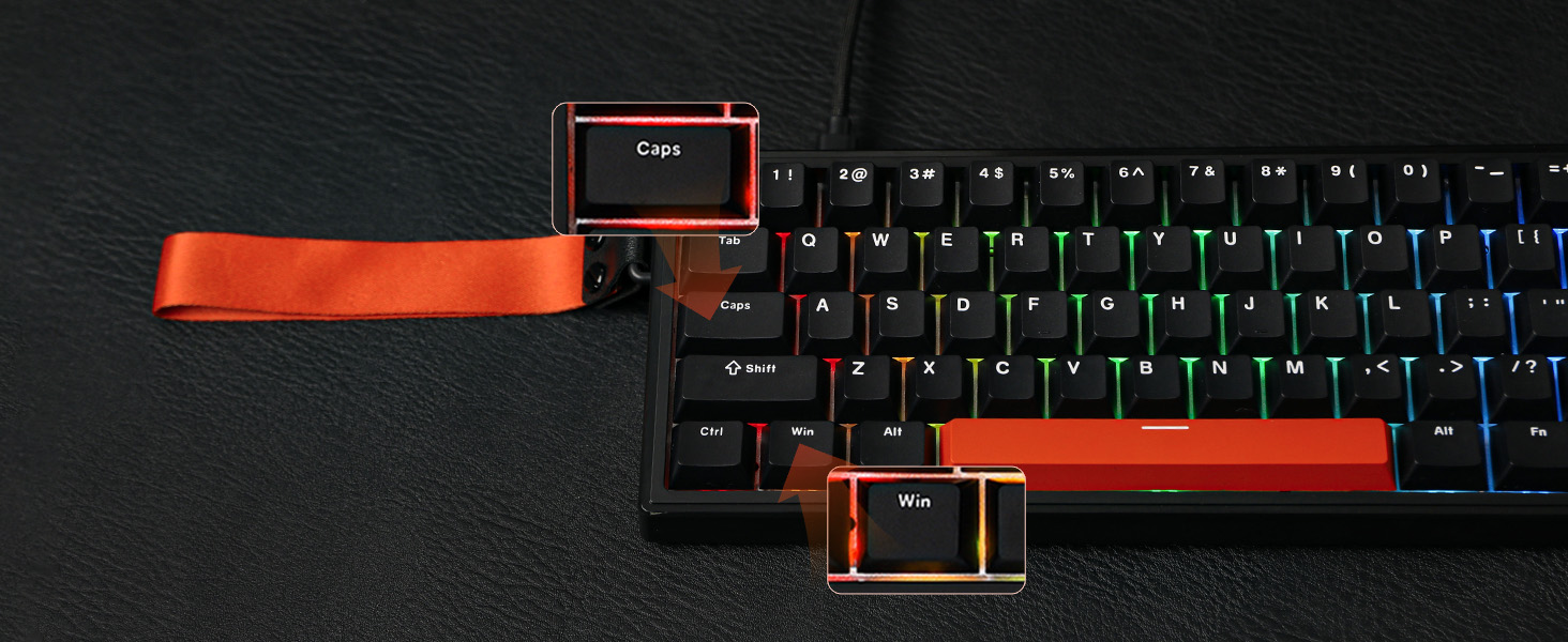 HE68 Wired Magnetic Gaming Keyboard