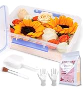 Aboofx 5LBS Silica Gel Flower Drying Kit, Reusable Color Indicating Flower Drying Silica Gel Crys...