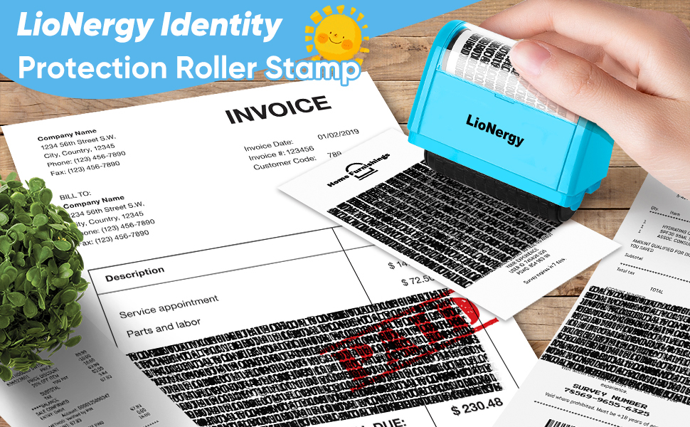 Identity Protection Roller Stamp