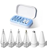 6Pack Replacement Pencil Tips for Apple Pencil Pro/2nd Gen/1st Gen/USB-C,Upgraded iPad Pen Tips w...