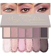 HHLTOH 6 Colors Mini Pink Eye Shadow Palette Makeup for Older Women, Neutral Matte Shimmer Eyesha...