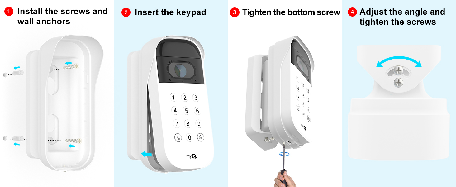 myQ Smart Garage Video Keypad