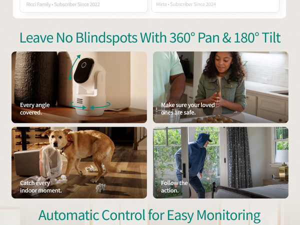 Arlo Essential Indoor Pan Tilt Camera 2K