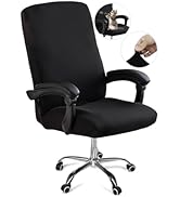 DVLOL Office Chair Cover, Removable Desk Chair Cover with Zipper, Stretch Anti-dust Universal Rot...