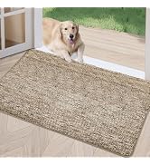 REFETONE Indoor Doormat, Front Door Mat 20"x32" Absorbent Rubber Backing Non Slip Back Door Mats,...