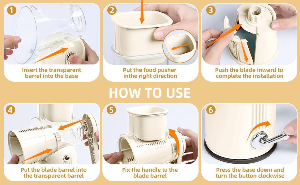 Rotary Cheese Grater
