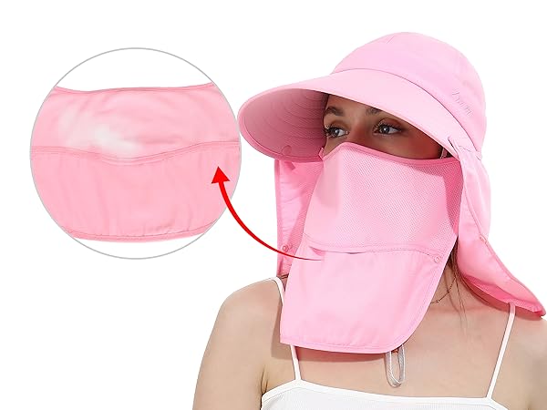 sun hat women packable protection girl visor wide brim outdoor cap large
