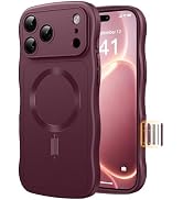 CAPRARO Magnetic for iPhone 18 Pro Case iPhone 17 Pro Case Wavy Shockproof Drop Protection