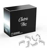 Voraiya Electric Flosser Refills – Unscented – 50 Replacement Floss Heads, Reusable Woven Dental ...