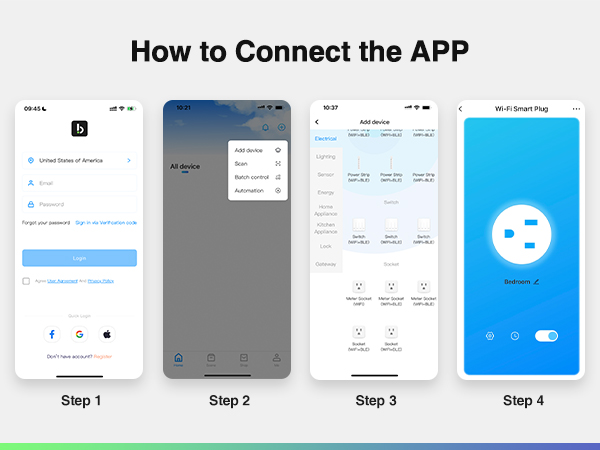 How to Connect the APP