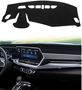 KEPHTH Dash Dashboard Cover for 2025 2026 Chevy Trax Accessories 2024 Polyester Dash Board Mat Pa...