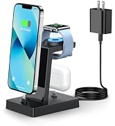 30W Charging Station for Multiple Devices - ADADPU 3 in 1 Charger Stand for iPhone 14/13/12/11/XR...