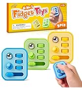 Sensory Fidget Cube for Kids Adults: Multi-Functional Silent & Audible Fidget Toys for ADHD Anxie...