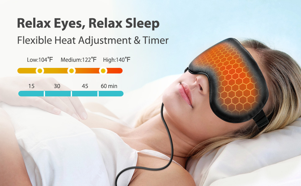 heated eye mask eye stye treatment stye eye treatment steam eye mask