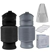 KkaFFe Pee Bottles for Men, Adjustable Emergency Urinal, Car Pee Bottle for Men and Women, Portab...