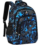 MYGOO Kids Backpack for Boys | Colorful School Backpack for Teen | Archibald Collection | 17" tal...